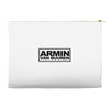 armin van buuren black logo Accessory Pouches