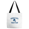 emerald hill track team Tote Bags