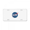 Nasa Parody Gay License Plate
