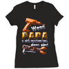 wenn papa Ladies Fitted T-Shirt