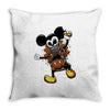 mickey mouse trap Throw Pillow