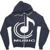 music3 Zipper Hoodie