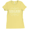 judge more everybody knows you are perfect Ladies Fitted T-Shirt