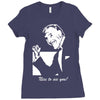 bruce forsyth  nice to see you   brucey tee Ladies Fitted T-Shirt