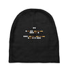 s&rsquo;morse code Baby Beanies
