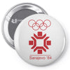 sarajevo 1984 84' olympic Pin-back button