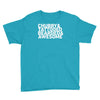 chubby tattooed bearded &amp; awesome Youth Tee