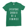 everyone should be feminist Ladies Fitted T-Shirt