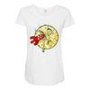 moon rocket Maternity Scoop Neck T-shirt