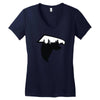 atlanta skyline falcons logo Women's V-Neck T-Shirt