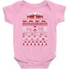 merry x mas you filthy animal Baby Bodysuit