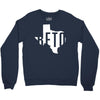 Beto Texas Map Crewneck Sweatshirt