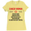 Cancer Woman Ladies Fitted T-Shirt