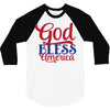 god bless america 3/4 Sleeve Shirt