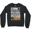 Strong Independent Motivated Cancer Crewneck Sweatshirt