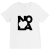 love nola new orleans american jazz blues music t shirt V-Neck Tee