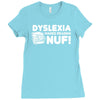 reading nuf Ladies Fitted T-Shirt