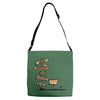 the choice was not hard Adjustable Strap Totes