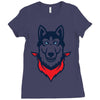 Siberian Husky Ladies Fitted T-Shirt