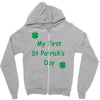 my first st patricks day Zipper Hoodie