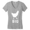 big cock Women's V-Neck T-Shirt
