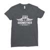 i have two titles aunt and godmother Ladies Fitted T-Shirt