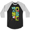 zombie font 3/4 Sleeve Shirt
