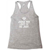 judge not lest ye be judy Racerback Tank