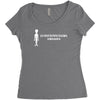 movie t shirt inspired by classic films   paul Women's Triblend Scoop T-shirt