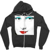 monalisa pop art Zipper Hoodie