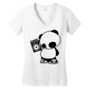 panda Women's V-Neck T-Shirt