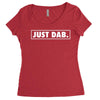 just dab border Women's Triblend Scoop T-shirt