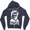 nope Zipper Hoodie