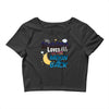 grandma moon&amp;back Crop Top