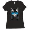 cat music Ladies Fitted T-Shirt