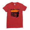2016 dumpster fire Ladies Fitted T-Shirt