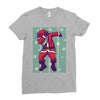 santa claus dabbing Ladies Fitted T-Shirt