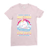 I Wish I Were a Unicorn So I Could Stab Idiots with My Head Ladies Fitted T-Shirt