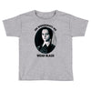 on wednesdays we wear black Toddler T-shirt