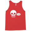 i live inside your face skull Tank Top