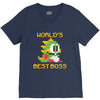 World's Best Boss Mario V-Neck Tee