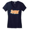 summer time Women's V-Neck T-Shirt