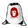 planet of the apes rise Drawstring Bags