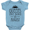 queens are born in august (2) Baby Onesie