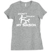 don't touch my simson  fun ddr motorrad tuning simi s51 50 fan Ladies Fitted T-Shirt