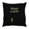 Muggle On Board Army Throw Pillow
