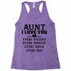 I Love You Aunt Racerback Tank