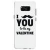 i moustache you to be my valentine Samsung Galaxy S8
