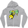 bumble bee Zipper Hoodie