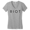 riot Women's V-Neck T-Shirt